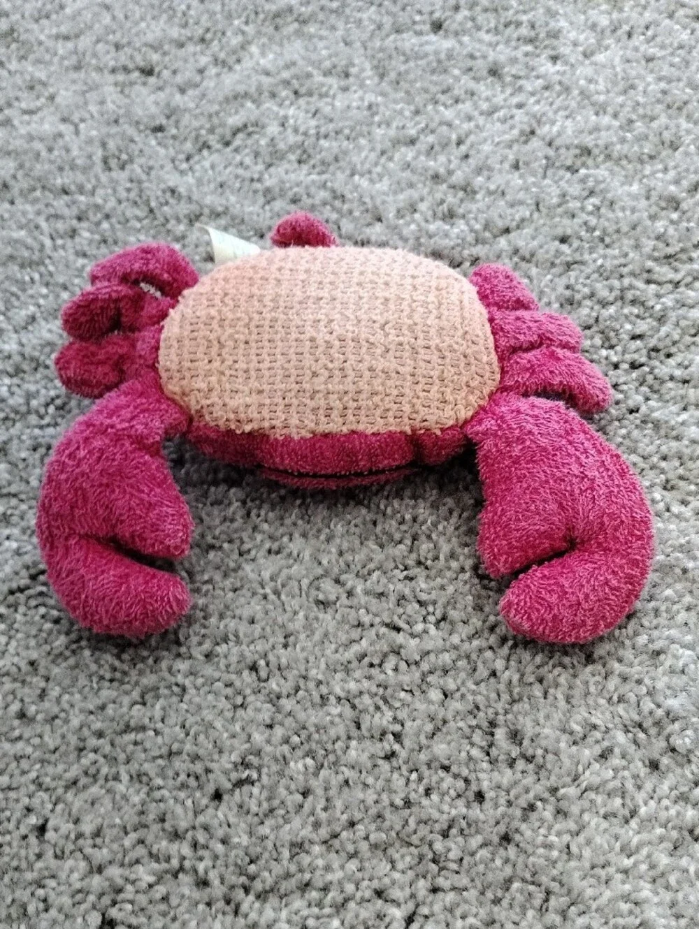Faded Red Crab Bath Soap Scrubber